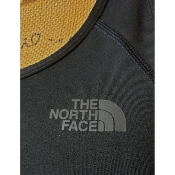 The North Face Womens Sports Bra Sz L Black Racerback Half Dome Athletic Sports - Picture 5 of 5